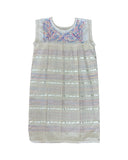 Oaxaca Beige Loomed Dress