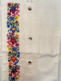 Mexican Boys Cream Guayabera Cancun
