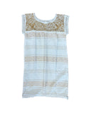 Oaxaca White Loomed Dress