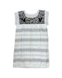 Oaxaca White Loomed Dress