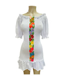 Maribel Mexican White Dress