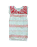 Oaxaca White Loomed Dress