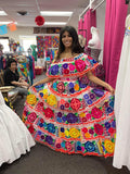 Mexican Chiapaneca White Dress - Cielito Lindo