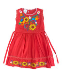 Mexican Girl Sunflowers Dress