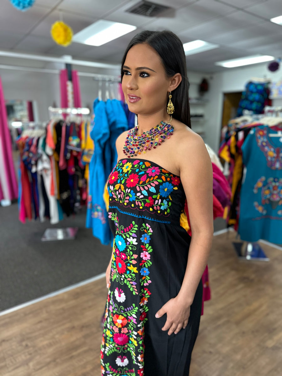 sachin and babi light blue dress Kaiia exclusive satin high square neck button up dropped waist maxi dress  in chocolate polka dots main image 0