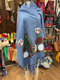 Our Lady of Guadalupe Shawl Red - Cielito Lindo