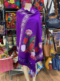 Our Lady of Guadalupe Shawl Red - Cielito Lindo