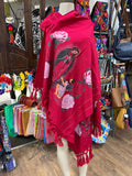 Our Lady of Guadalupe Shawl Red - Cielito Lindo