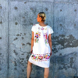 Mexican Handmade Embroidered Dress Cuernavaca - Cielito Lindo