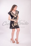 Clara Embroidered Mini Dress