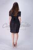 Azalea Mexican Off the Shoulders Dress Black - Cielito Lindo
