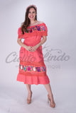 Off the Shoulder Victoria Dress Coral - Cielito Lindo