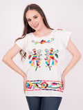 Mexican Handmade Embroidered Blouse Cuernavaca - Cielito Lindo