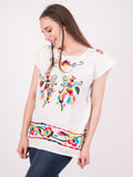 Mexican Handmade Embroidered Blouse Cuernavaca - Cielito Lindo