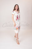 Mexican Handmade Embroidered Dress Cuernavaca - Cielito Lindo
