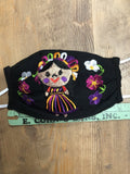 Accsessories Mexican Doll Black Face Mask