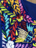 Blouses Yaritza Mexican Blouse Royal Blue