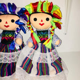 Decor Mexican Mazahua Doll Large