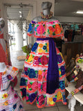 Dress One Size Mexican Chiapaneca White Dress