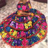Mexican Chiapaneca Black Dress - Cielito Lindo