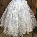 Girls Mexican Chiapaneca Dress for Girls White
