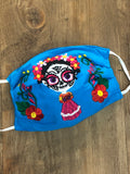 Frida Catrina Face Mask - Cielito Lindo Mexican Boutique