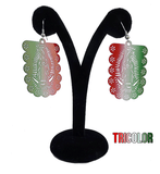 Virgen Papel Picado Earrings - Cielito Lindo