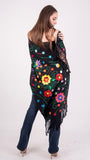 Mexican Handmade Embroidered Shawl Chilapa - Cielito Lindo