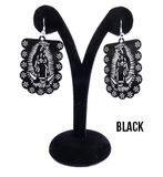 Virgen Papel Picado Earrings - Cielito Lindo