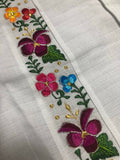 Men’s Guayabera Floral White - Cielito Lindo