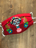 Frida Catrina Face Mask - Cielito Lindo Mexican Boutique