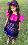 Mexican Virgen de Guadalupe Girls Dress 2 Pc - Cielito Lindo