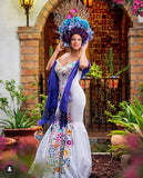 Paloma Blanca Formal Dress - Made to order - Cielito Lindo