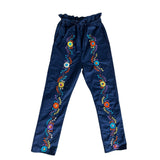 Embroidered Drawstring Pants - Cielito Lindo