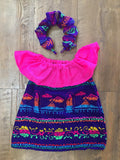 Mexican Virgen de Guadalupe Girls Dress 2 Pc - Cielito Lindo