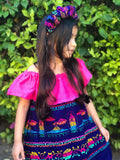 Mexican Virgen de Guadalupe Girls Dress 2 Pc - Cielito Lindo