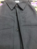Men’s Guayabera Floral Black - Cielito Lindo