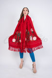 Shawl Red Our Lady of Guadalupe Shawl Red