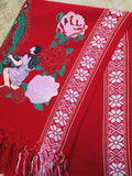 Shawl Red Our Lady of Guadalupe Shawl Red
