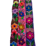 Peruvian Handmade Embroidered Belt flower patterns