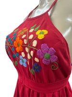 Artemisa Halter Dress Red