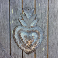 Sacred Heart Metal Art Wall Decor 6" x 8.5"