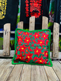 Mexican Floral Embroidered Pillow Covers