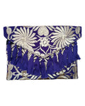 Mexican Embroidered Floral Clutch Bag