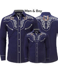 Texas cowboy Navy Blue shirt