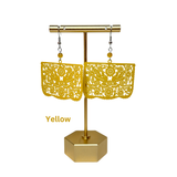 "Palomas" Papel Picado earrings (banner style) - Cielito Lindo