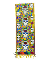 Skull Embroidered Table runner