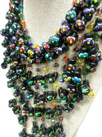 Jarritos Black/Multicolor Maxi Necklace & Earrings