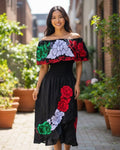 Maria Bonita slit dress