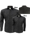Western cowboy Black | Black shirt